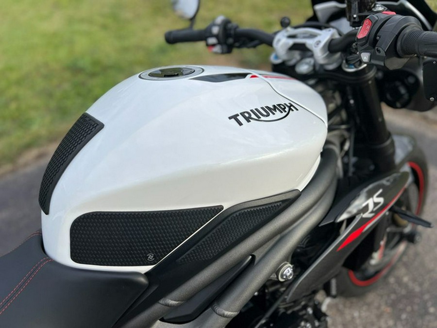 2019 Triumph Speed Triple RS Crystal White Metallic RS