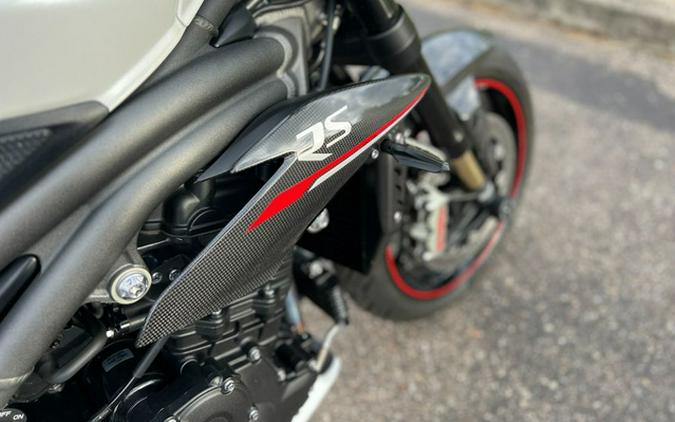 2019 Triumph Speed Triple RS Crystal White Metallic RS