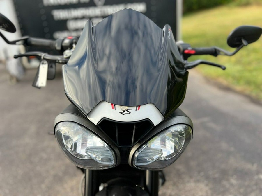 2019 Triumph Speed Triple RS Crystal White Metallic RS