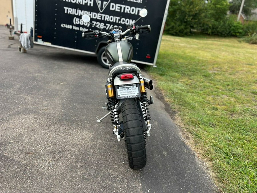 2023 Triumph Scrambler 1200 XE Matte Khaki Green Matte Jet Blac XE