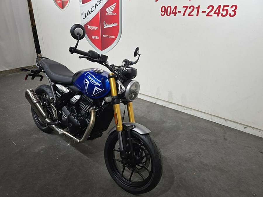 2025 Triumph Speed 400 Caspian Blue / Storm Grey