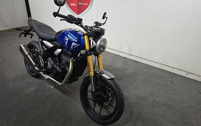 2025 Triumph Speed 400 Caspian Blue / Storm Grey