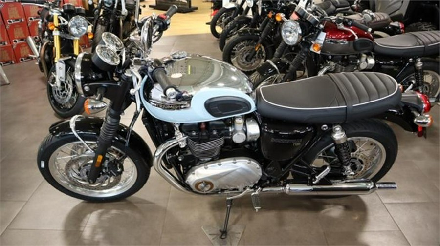 2023 Triumph Bonneville T120 Chrome Edition Meriden Blue