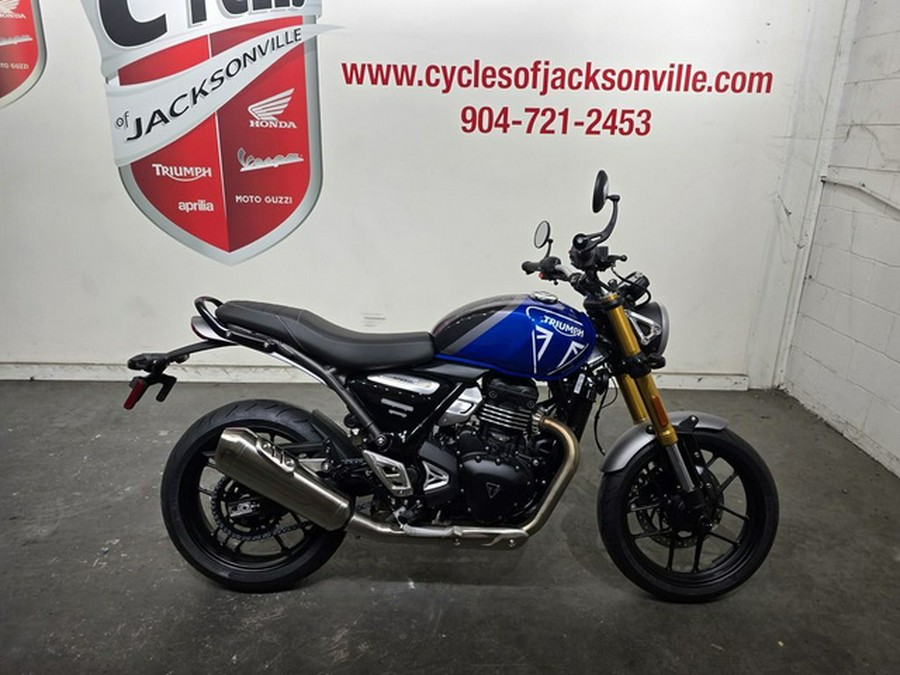 2025 Triumph Speed 400 Caspian Blue / Storm Grey