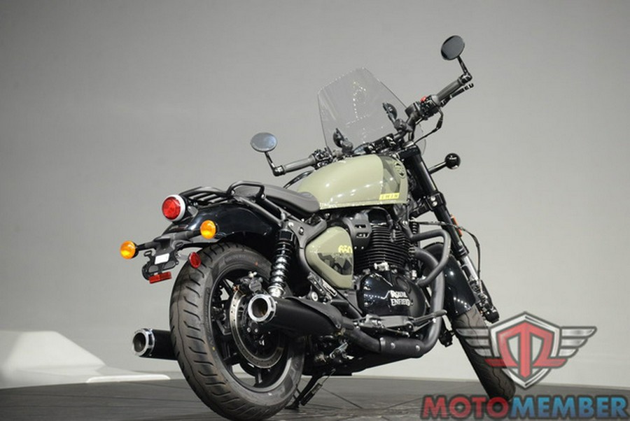 2024 Royal Enfield Shotgun 650 Drill Green