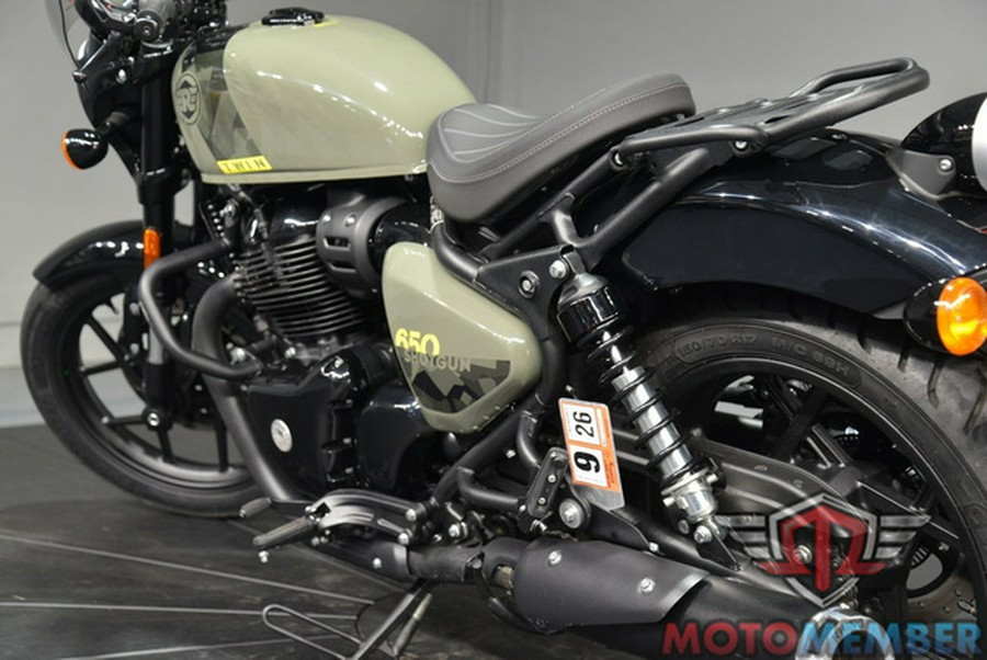 2024 Royal Enfield Shotgun 650 Drill Green