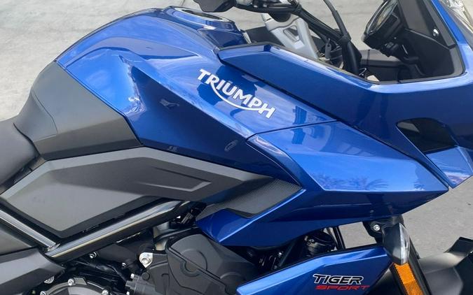 2023 Triumph Tiger Sport 660 Lucerne Blue / Sapphire Black