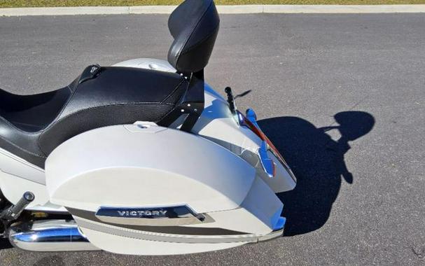 2016 Victory Motorcycles® Magnum® Suede Pearl White with Black & Silver