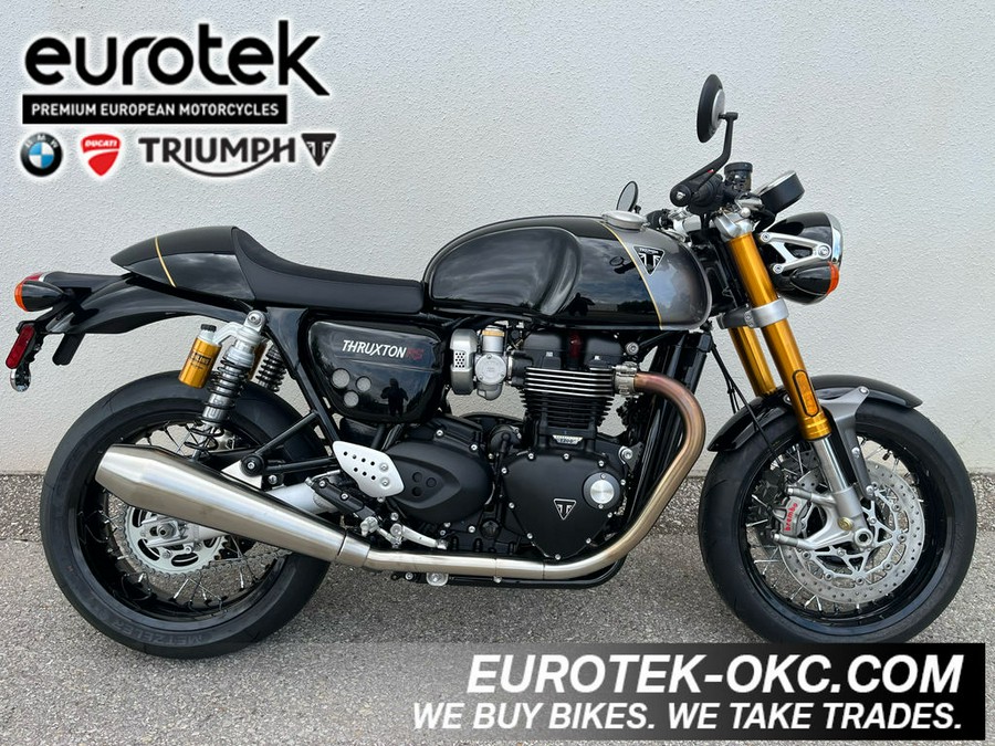 2024 Triumph Thruxton RS Jet Black / Silver Ice