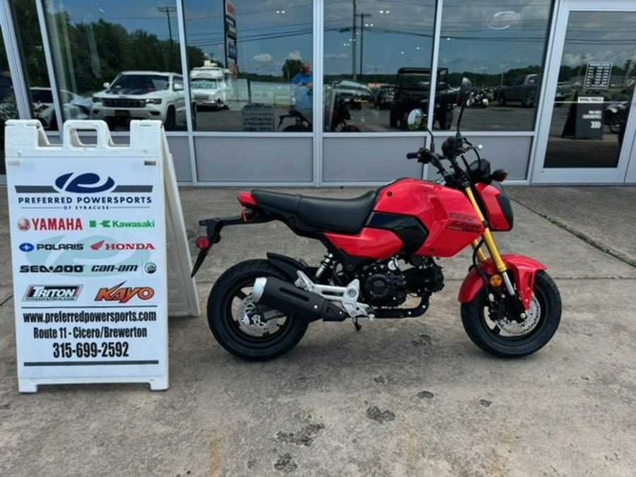 2025 Honda Grom Cherry Red