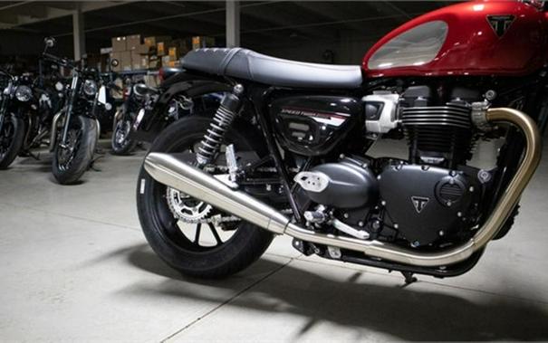 2023 Triumph Speed Twin 900 Chrome Edition Red Hopper