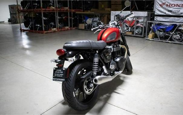 2023 Triumph Speed Twin 900 Chrome Edition Red Hopper