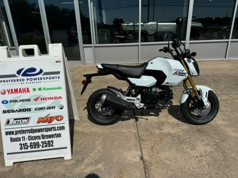 2025 Honda Grom Pearl White