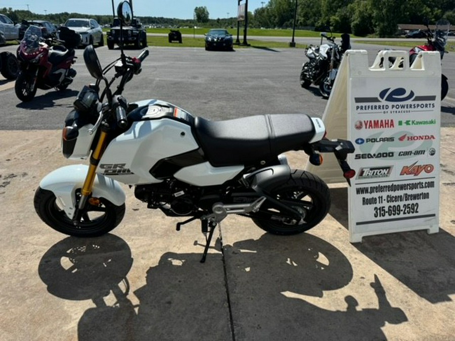 2025 Honda Grom Pearl White