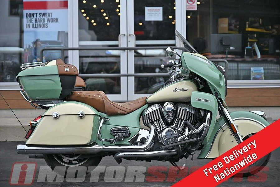 2017 Indian Motorcycle® Roadmaster® Willow Green Over Ivory Cream