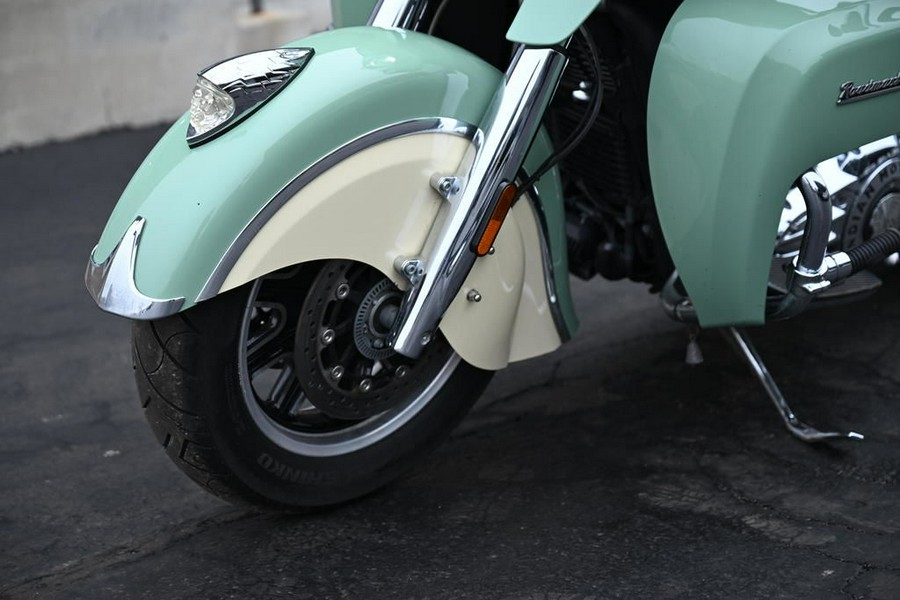 2017 Indian Motorcycle Roadmaster Willow Green Over Ivory Cream