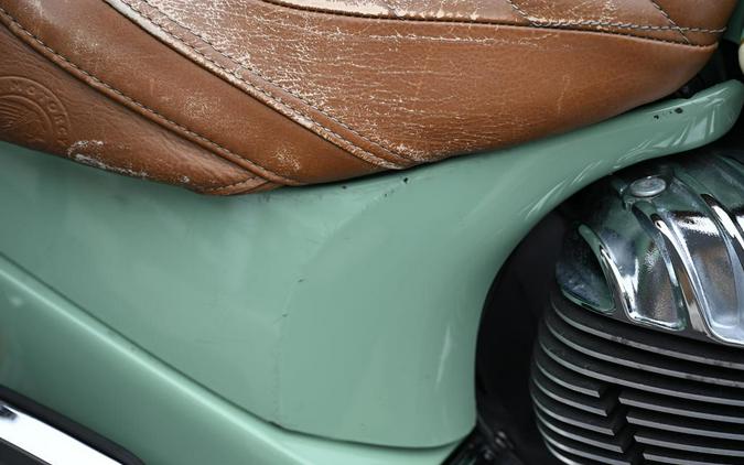 2017 Indian Motorcycle Roadmaster Willow Green Over Ivory Cream