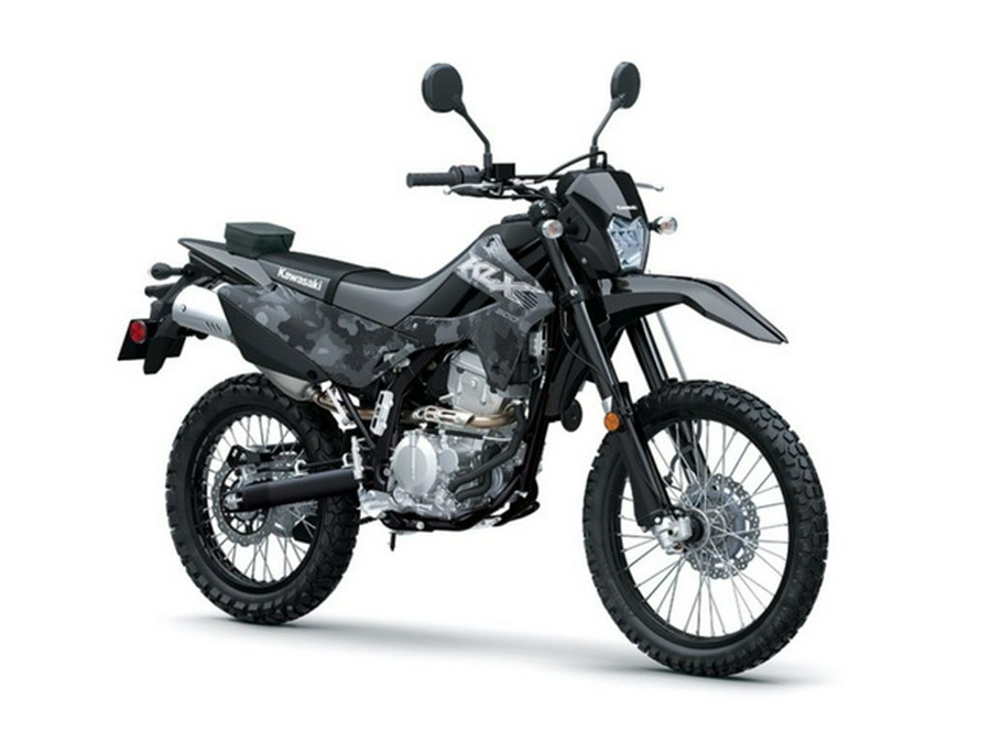 2024 Kawasaki KLX300 Cypher Camo Gray