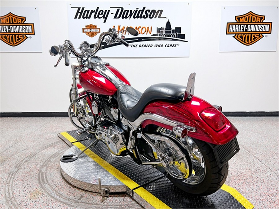 2002 Harley-Davidson Softail Deuce FXSTD 24,937 Miles Candy Red Flames