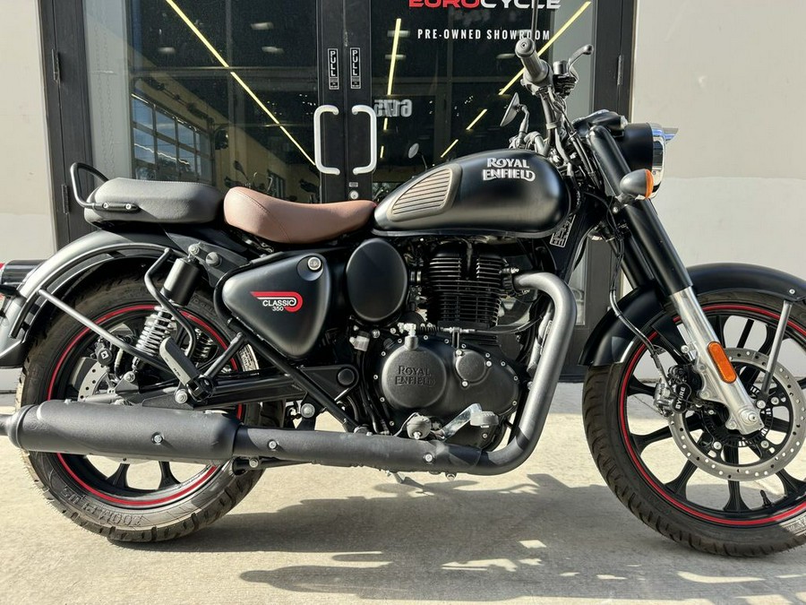 2022 Royal Enfield Classic 350 Dark Stealth Black