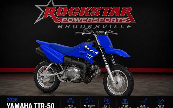 2026 Yamaha TT-R50E Team Yamaha Blue