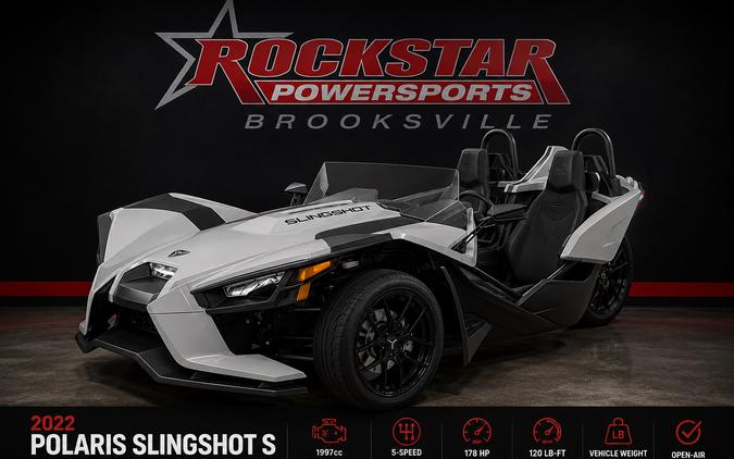 2022 Polaris Slingshot S with Technology Package I Ghost Gray