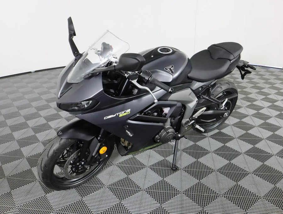 2024 Triumph Daytona 660 Satin Granite/Satin Black