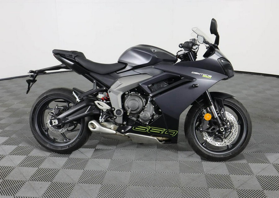 2024 Triumph Daytona 660 Satin Granite/Satin Black