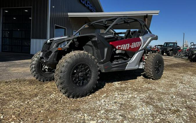 2025 Can-Am® Maverick X3 DS Turbo Fiery Red & Hyper Silver