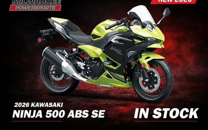 2026 Kawasaki Ninja 500 SE ABS