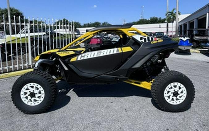 2024 Can-Am Maverick R X RS with Smart-Shox Carbon Black & Neo X Triple Black