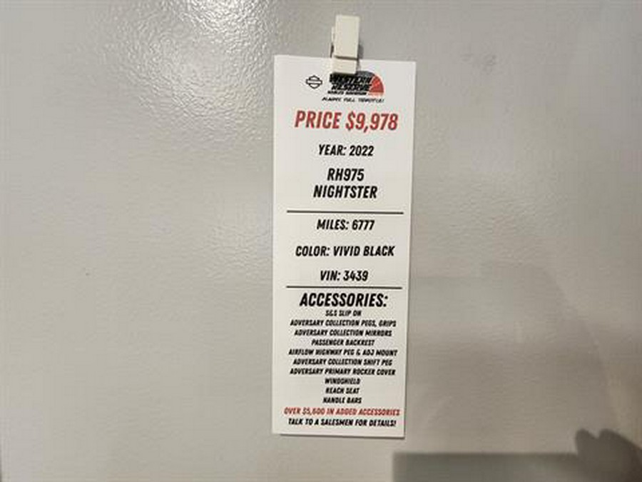 2022 Harley-Davidson Nightster™