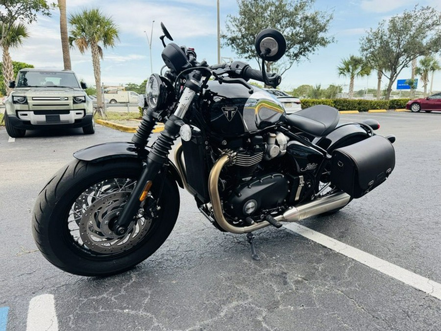 2023 Triumph Bonneville Bobber Chrome Edition Chrome / Jet Blac