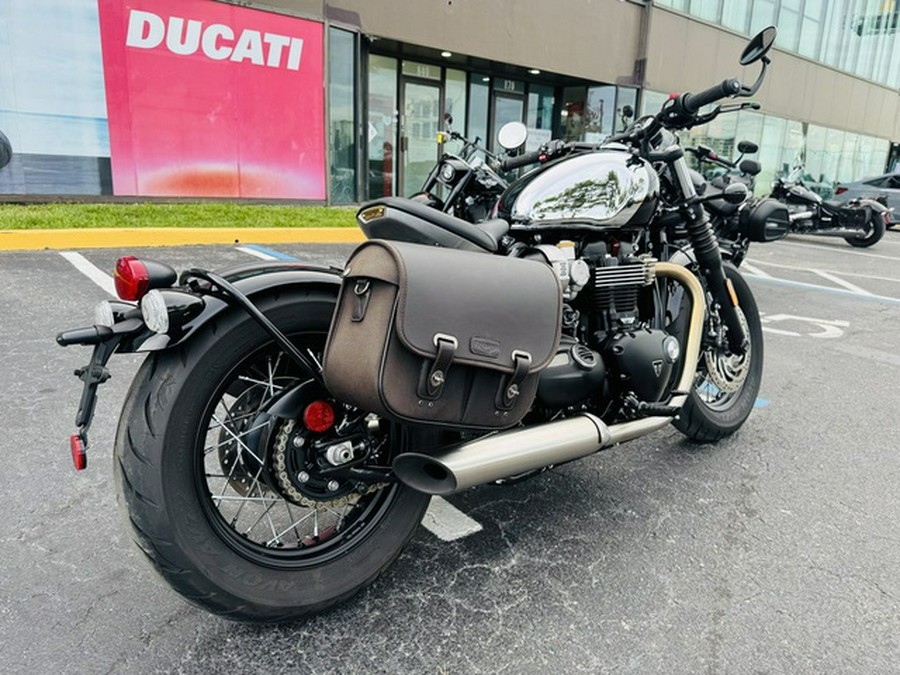 2023 Triumph Bonneville Bobber Chrome Edition Chrome / Jet Blac