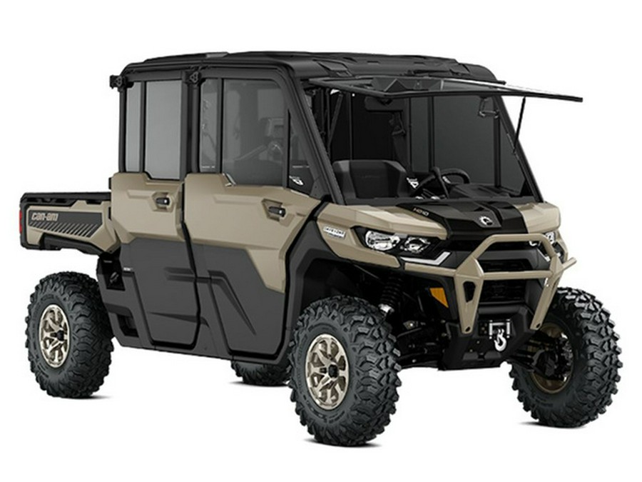 2025 Can-Am Defender MAX Limited HD10 Desert Tan & Stealth Bla