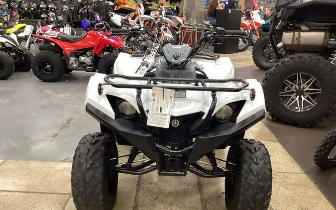 New 2024 YAMAHA GRIZZLY 90 WHITE AND ARMOR GRAY