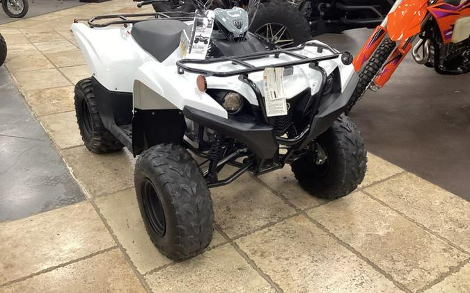 New 2024 YAMAHA GRIZZLY 90 WHITE AND ARMOR GRAY