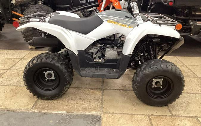 New 2024 YAMAHA GRIZZLY 90 WHITE AND ARMOR GRAY