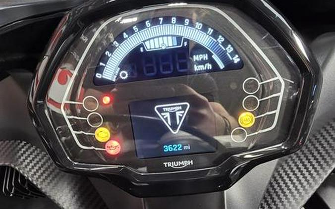 2025 Triumph Daytona 660 Snowdonia White/Sapphire Black