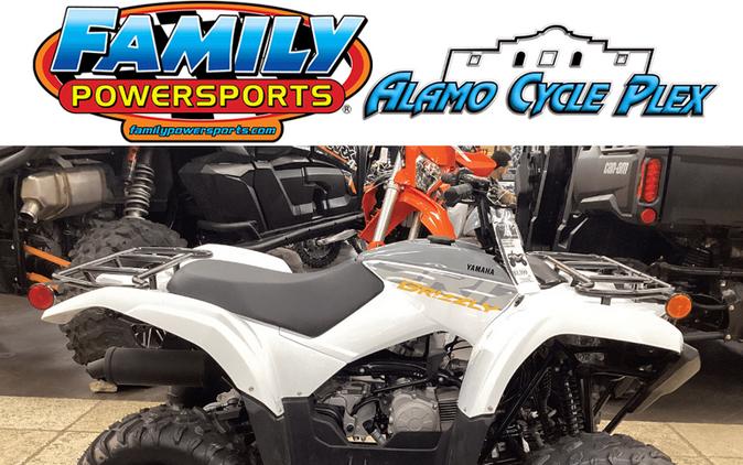 New 2024 YAMAHA GRIZZLY 90 WHITE AND ARMOR GRAY