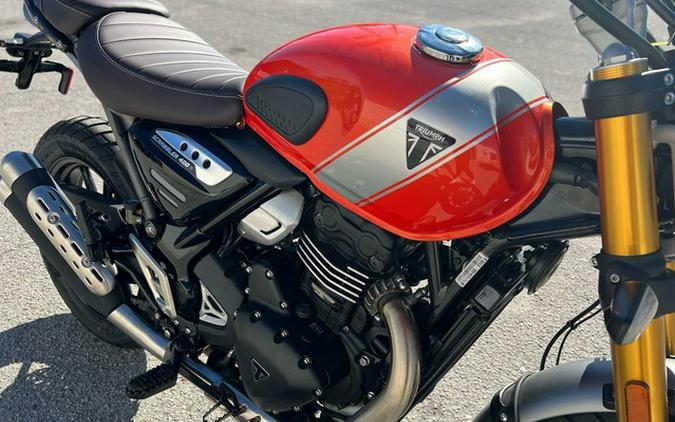 2026 Triumph Scrambler 400 X Baja Orange/Aluminium