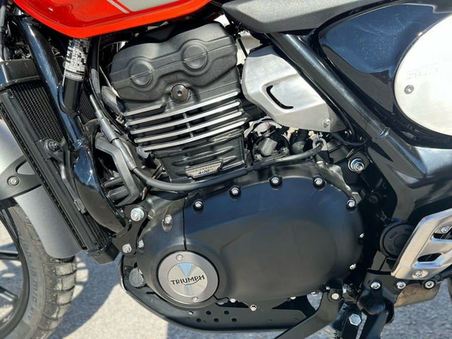 2026 Triumph Scrambler 400 X Baja Orange/Aluminium