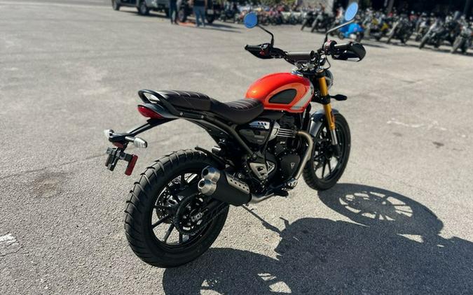 2026 Triumph Scrambler 400 X Baja Orange/Aluminium