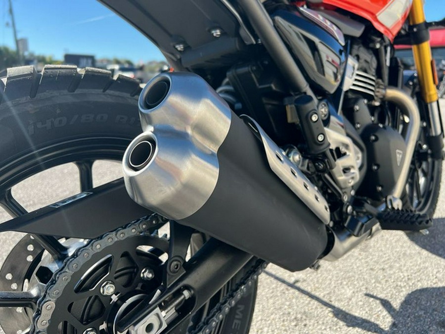 2026 Triumph Scrambler 400 X Baja Orange/Aluminium