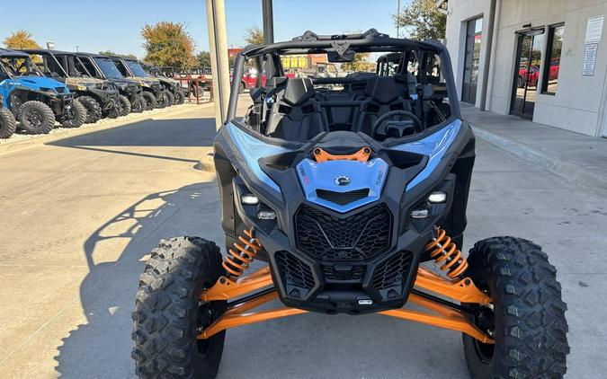 2026 Can-Am® Maverick X3 Max RS Turbo RR Scandi Blue & Orange Crush