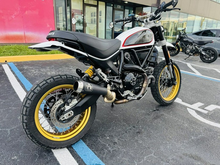 2018 Ducati Scrambler Desert Sled White Mirage