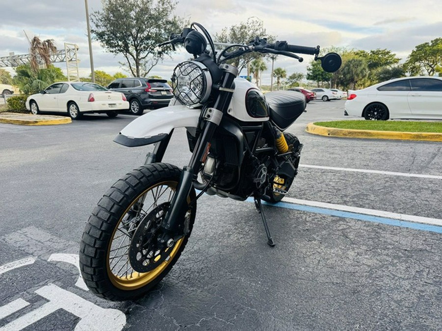 2018 Ducati Scrambler Desert Sled White Mirage