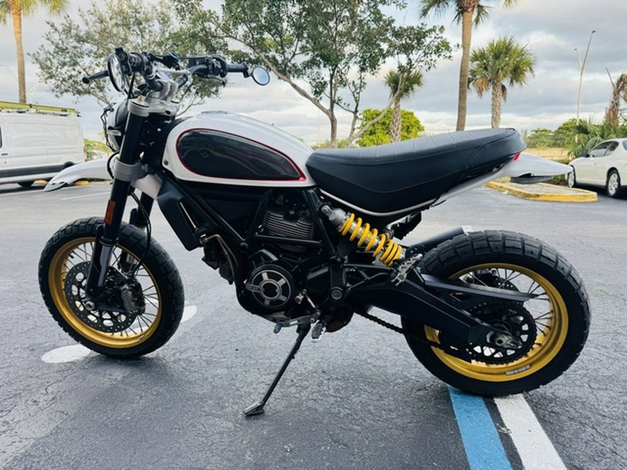2018 Ducati Scrambler Desert Sled White Mirage