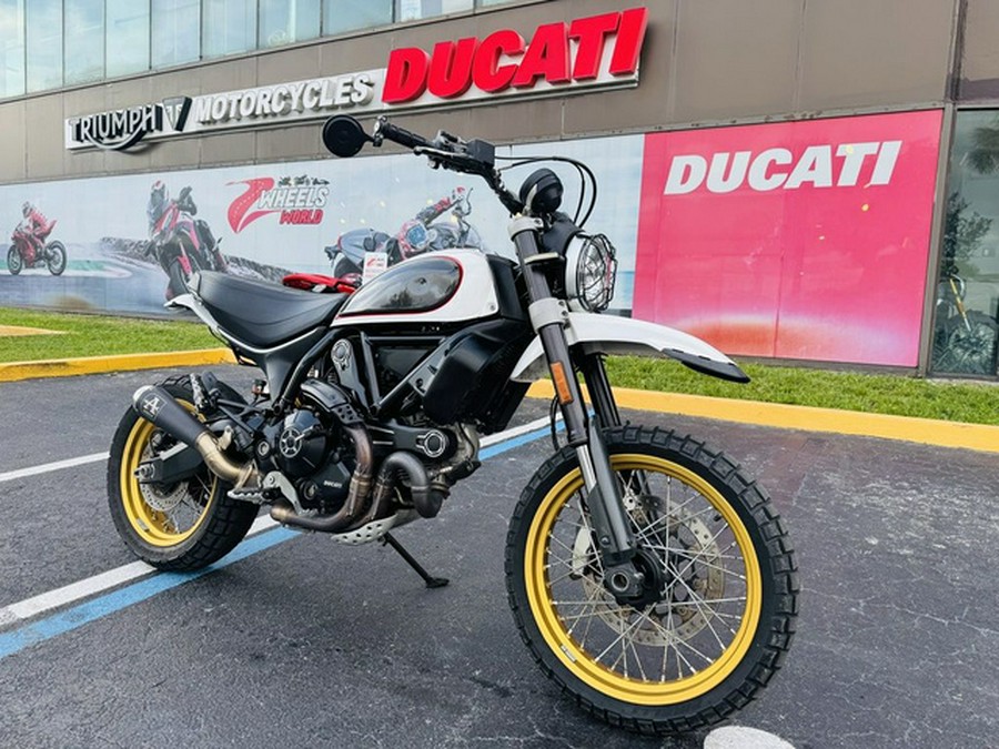 2018 Ducati Scrambler Desert Sled White Mirage