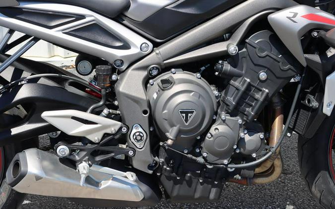 2022 Triumph Street Triple R Low Matte Silver Ice